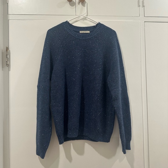 Marine Layer Coleman Inverness Crewneck Sweater Navy - Picture 7 of 7
